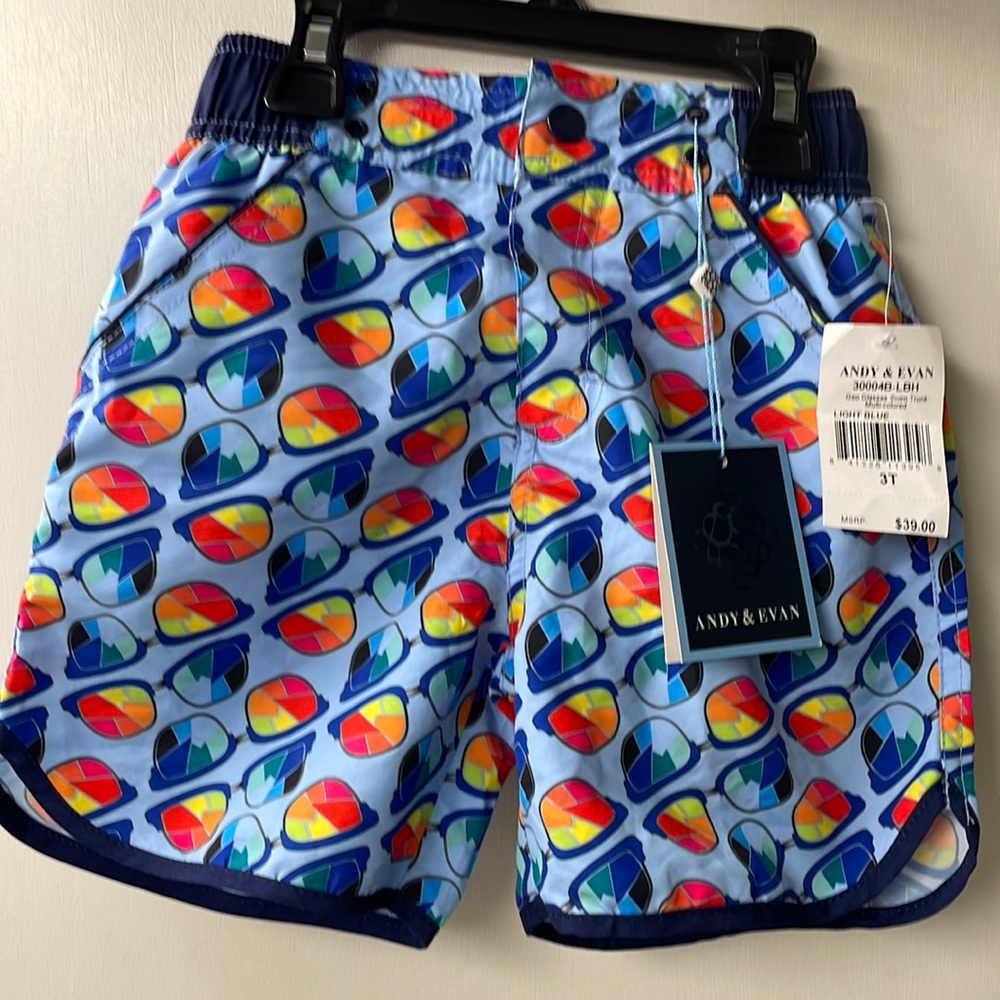 Brand new Andy & Evan boys swim trunks 3T